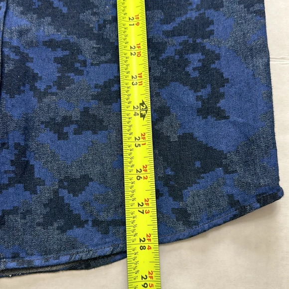 Zara Man Denim Couture Slim Fit Long Sleevr Button Down Men’s Size Small - Picture 6 of 9